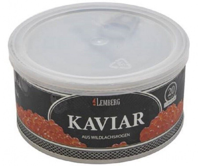 300g Kaviar rot Buckellachskaviar Gorbuscha Lachskaviar Wildfang икра 